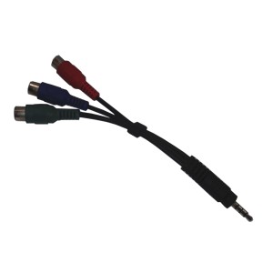 Cabo Adaptador Av P2 P3 3Rca Fêmea