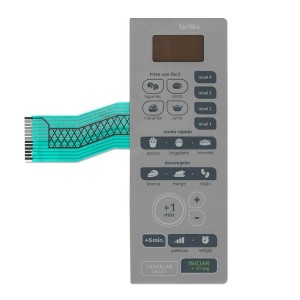 Membrana Teclado Microondas Compatível Consul Cmd20